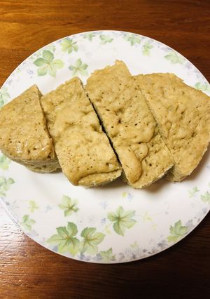 バナナシナモンコーヒー蒸しパンレンジ加熱-レシピのメイン写真