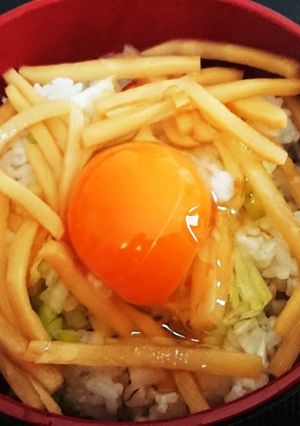 MTKG(メンマ卵かけご飯)-レシピのメイン写真