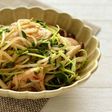 糖質&脂質オフ!豆苗と鶏のこくうま炒め