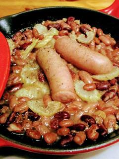 豆とソーセージ煮 トスカーナの料理です-レシピのメイン写真