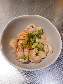 お酒の肴に!鶏皮ポン酢-レシピのメイン写真