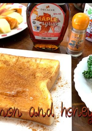 シナモントースト&かけチーハムエッグ-レシピのメイン写真