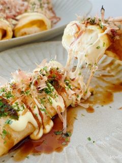 お好み焼きロール〜明太もちチーズ-レシピのメイン写真