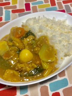 超簡単☆野菜たっぷり中華丼風カレー♪♪♪-レシピのメイン写真