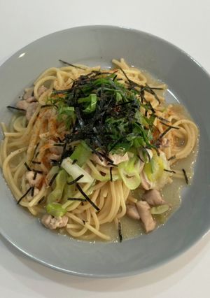 鶏とねぎの和風パスタ-レシピのメイン写真
