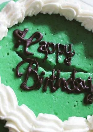 ミントチーズケーキ-レシピのメイン写真