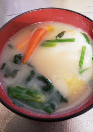 白味噌 簡単 お雑煮-レシピのメイン写真
