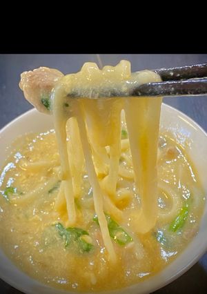 簡単温か！豚玉ニラうどん-レシピのメイン写真