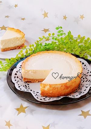 おうち材料で濃厚♡NYチーズケーキ♡-レシピのメイン写真