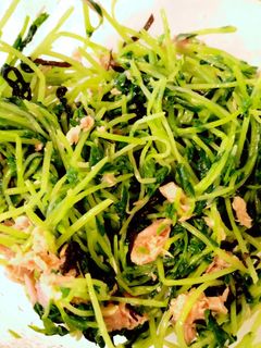 豆苗の塩昆布和え-レシピのメイン写真