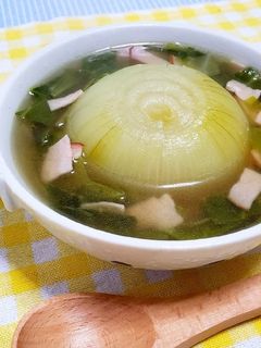 低カロリー☆とろとろまるごと玉ねぎスープ-レシピのメイン写真