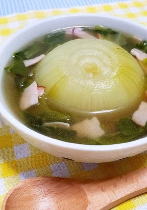 低カロリー☆とろとろまるごと玉ねぎスープ-レシピのメイン写真