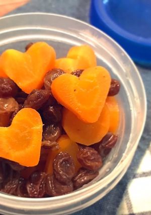 お弁当に◎人参とレーズンのみりん煮-レシピのメイン写真