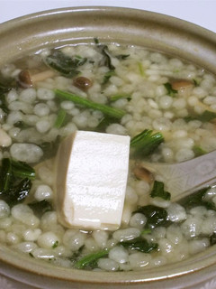 簡単☆「残り物と天かす入り」湯豆腐-レシピのメイン写真