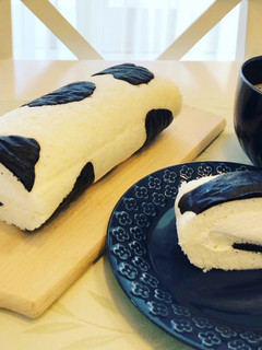 牛柄ロールケーキ-レシピのメイン写真