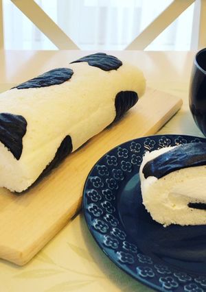 牛柄ロールケーキ-レシピのメイン写真