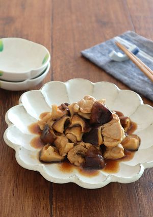 ごはんが進む☆鶏もも肉としいたけのうま煮-レシピのメイン写真