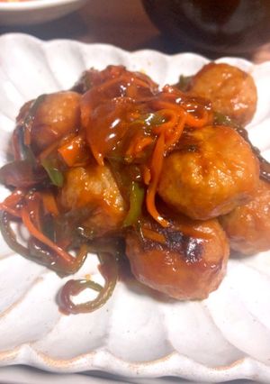 肉団子の甘酢あん-レシピのメイン写真