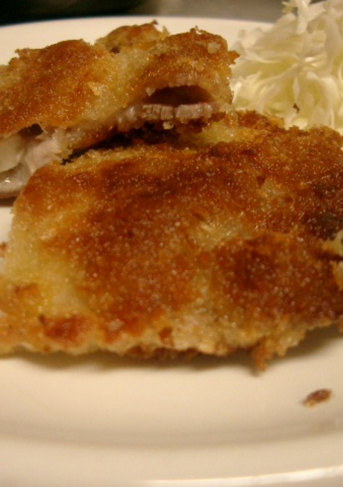 中からチーズとしいたけ♪豚肉のはさみ揚げ-レシピのメイン写真