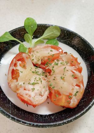 トマト　ハニーチーズ焼き-レシピのメイン写真