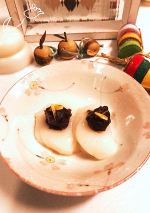 ふんわり柚子香るあんこでお餅-レシピのメイン写真