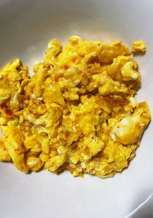 ふわふわ卵のスイートチリソース-レシピのメイン写真