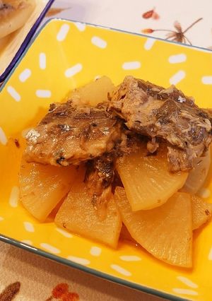 超簡単*サバ缶と大根の生姜煮-レシピのメイン写真