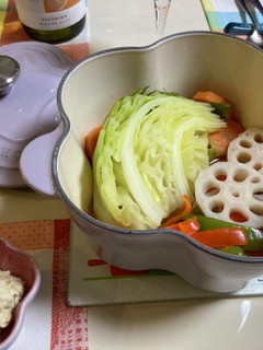 蒸し野菜の豆腐アンチョビディップ-レシピのメイン写真