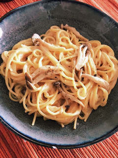 柚子胡椒で美味くなるマヨたまパスタ-レシピのメイン写真