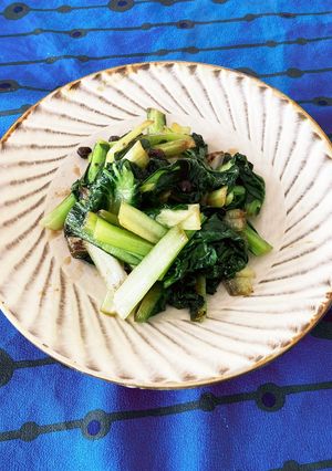 ターサイの豆豉炒め-レシピのメイン写真