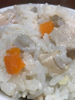 鶏むね肉と糸こん・根野菜の炊き込みご飯♪-レシピのメイン写真