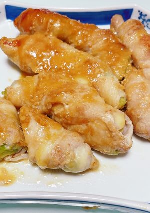 レア★アボカドチーズ豚肉巻(味噌ベース)-レシピのメイン写真