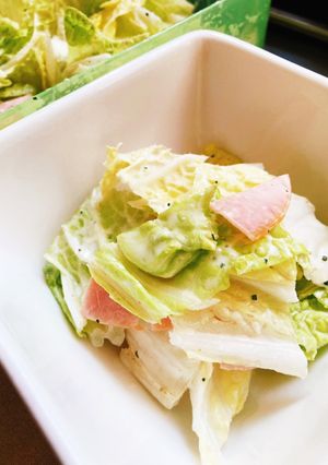 白菜とハムのサラダ-レシピのメイン写真