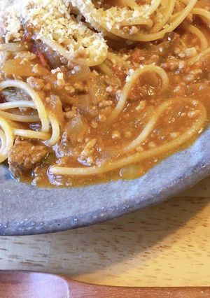無水鍋でトマトレバーミートソース-レシピのメイン写真