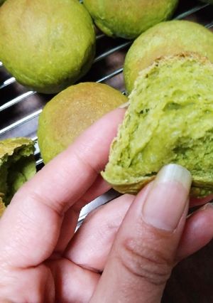 HBで抹茶のもちもちパン-レシピのメイン写真