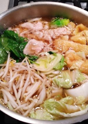 鍋だしは買う必要なし!ある物でちゃんこ鍋-レシピのメイン写真