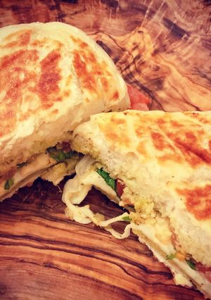 フライパンで作るホットサンド-レシピのメイン写真