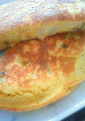 りんごかぼちゃレーズンホットケーキ♪-レシピのメイン写真