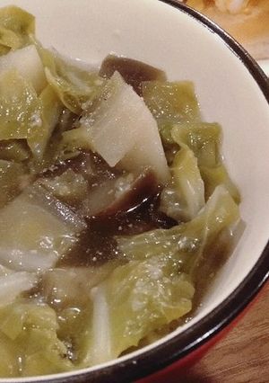 ナスとキャベツのごまチーズコンソメスープ-レシピのメイン写真