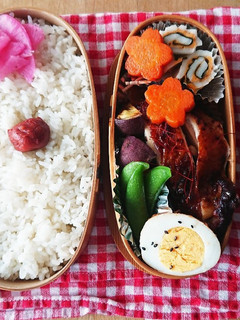 お弁当★人参飾り切り★バターポン煮★副菜-レシピのメイン写真