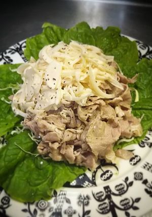 茹で豚のオニオン マヨ山葵ソースがけ-レシピのメイン写真
