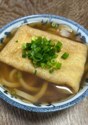 煮込みきつねうどん-レシピのメイン写真