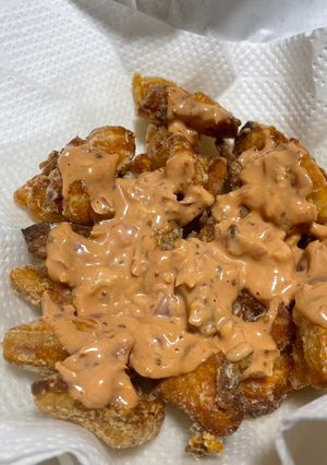 オーロラソースで食べる！鮭の唐揚げ-レシピのメイン写真
