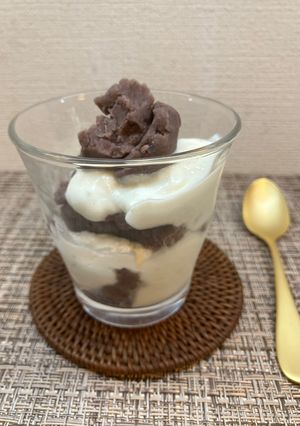 こし餡とヨーグルトのデザート🍨-レシピのメイン写真