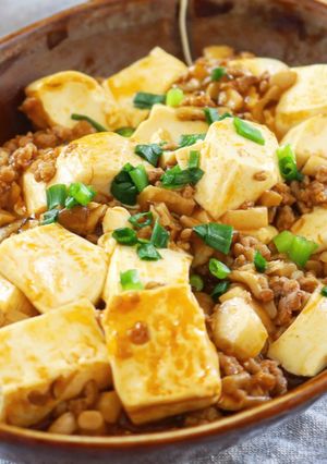 アレで減塩！豆腐ときのこの麻婆豆腐風-レシピのメイン写真