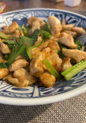 鶏胸肉と小松菜炒め-レシピのメイン写真