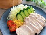 塩こうじで簡単★しっとり蒸し鶏
