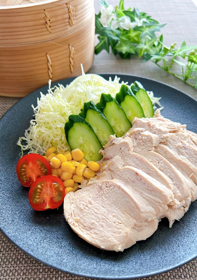 塩こうじで簡単★しっとり蒸し鶏-レシピのメイン写真