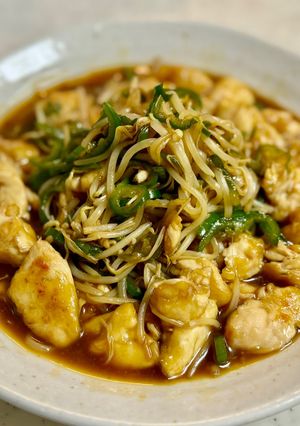 鶏胸肉であっさりチンジャオロース風炒め-レシピのメイン写真