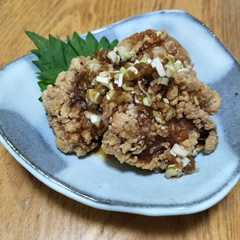 รูปของ ねぎだくジューシー唐揚げ【柏市学校給食】